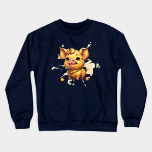 golden piggy bank Crewneck Sweatshirt